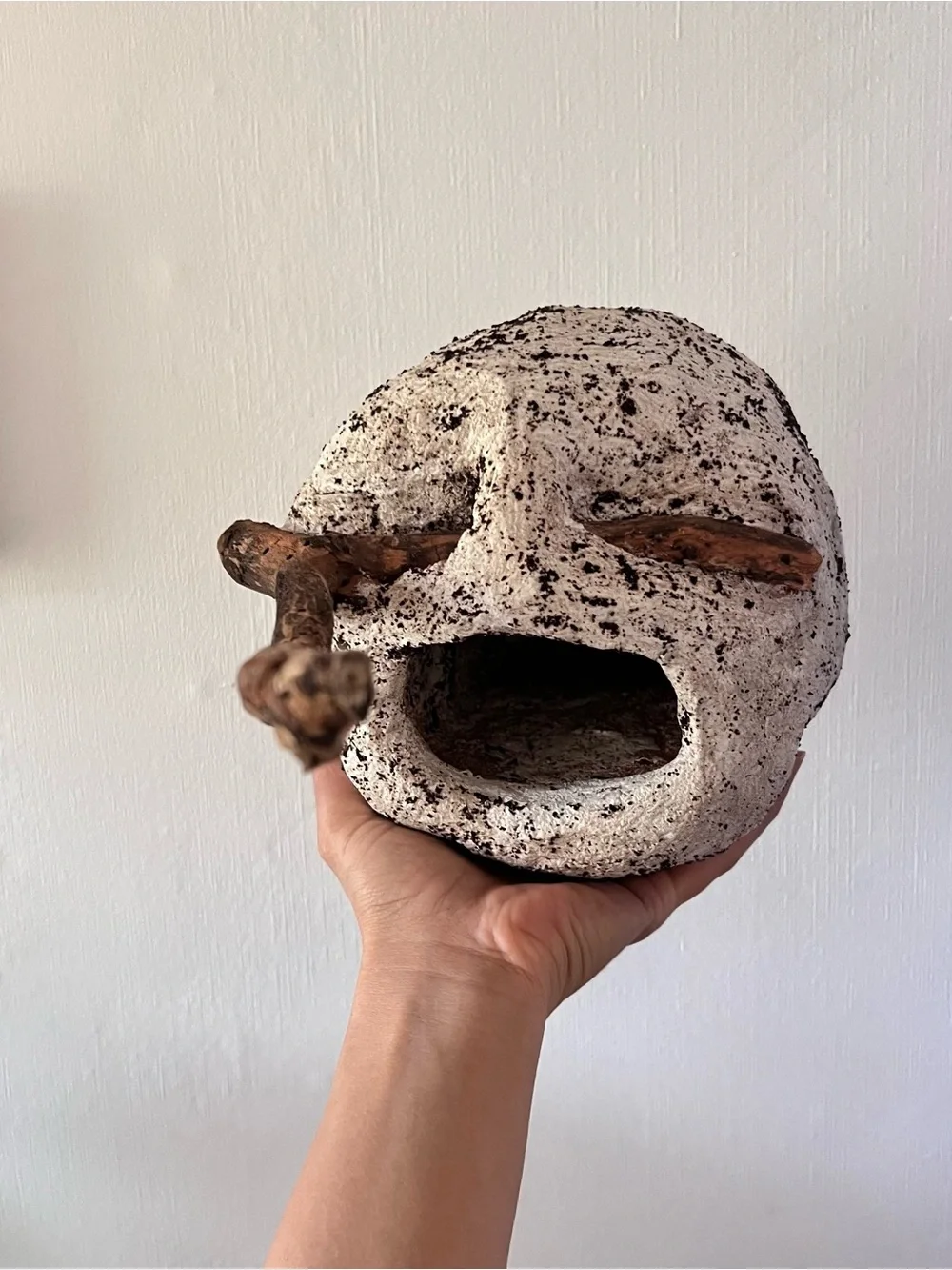 Bespoke Papier-Mache & Driftwood Art Sculpture | Unique Eco DecorDescriptionOne-